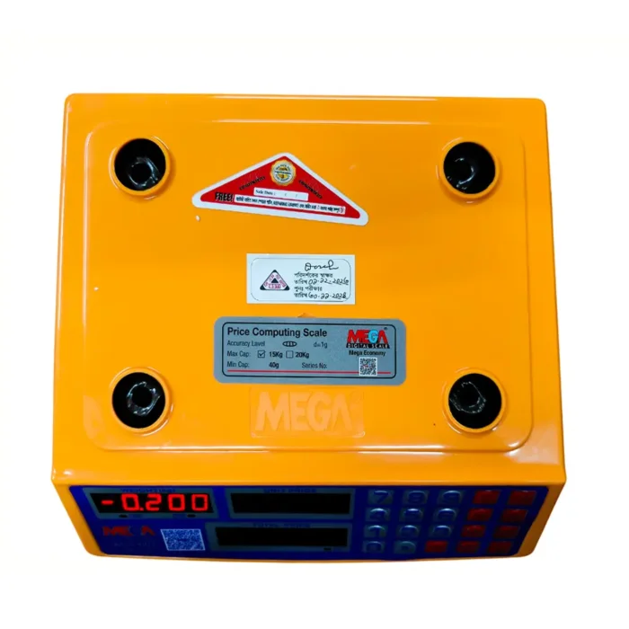 Mega Digital Weight Scale 15 kg (Model Economy ACS-60