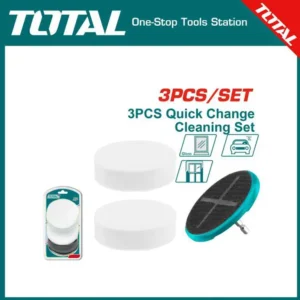TOTAL TAC35351 (3-পিস সফট স্পঞ্জ সেট 3.5″) – কাচ, জানালা ও হালকা ক্লিনিংয়ের জন্য উপযোগী স্পঞ্জ প্যাড