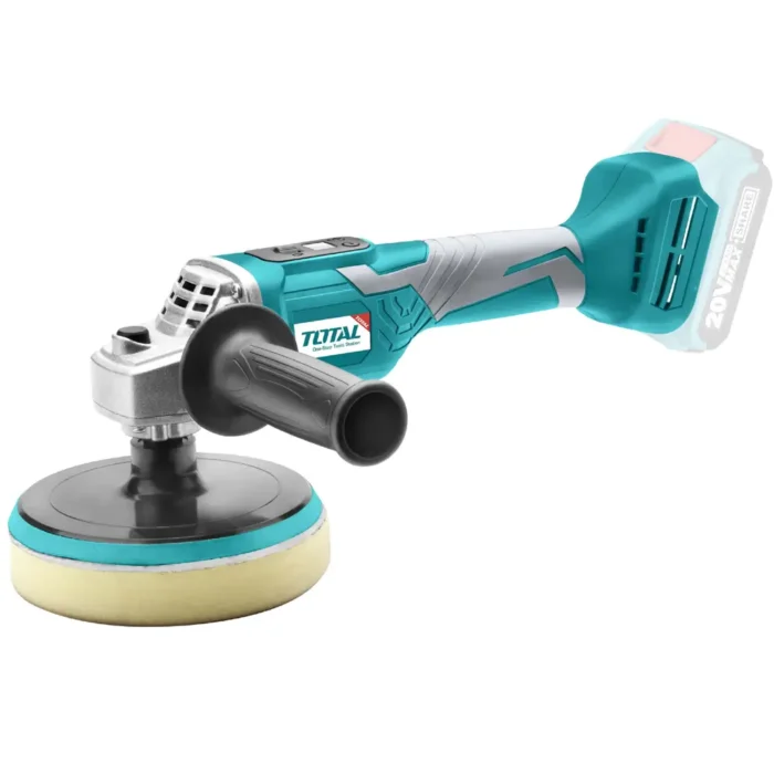 TOTAL TAPLI2001 20V Lithium-Ion Cordless Angle Polisher – Brushless, 150 mm Pad, Digital Spe (1) TOTAL TAPLI2001 20V Lithium-Ion Cordless Angle Polisher – Brushless, 150 mm Pad, Digital Spe (1)