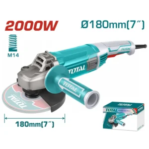 TOTAL TG12018026 Angle Grinder 2200W 180mm (7") – শক্তিশালী Heavy Duty Cutting & Grinding Machine