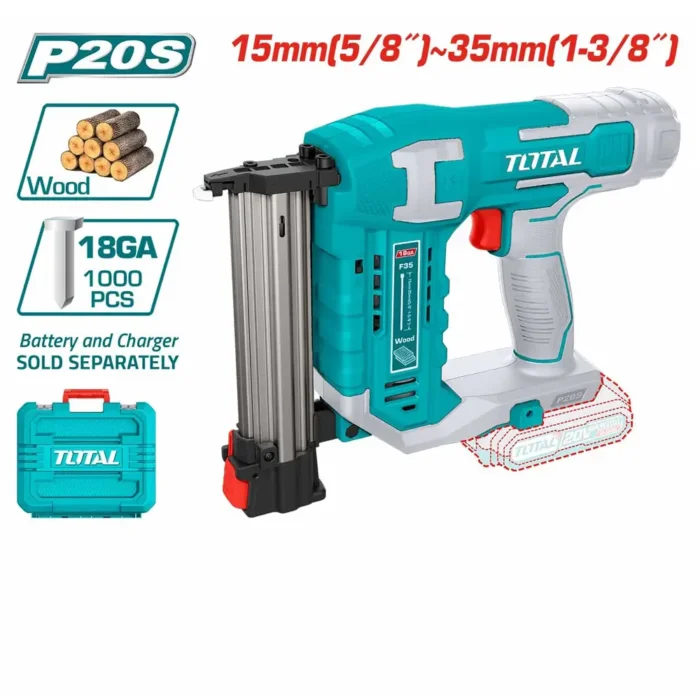 TOTAL TOSLI230705, Lithium-Ion Cordless Combo Kit, 20V Cordless Power Tools, Multi-Tool & Heat Gun Set, DIY (3)
