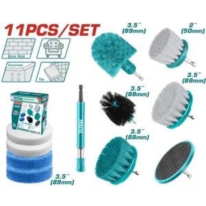 Total TACB1101 11 Pcs Cleaning Brush Set – টোটাল ১১ পিস ক্লিনিং ব্রাশ সেট