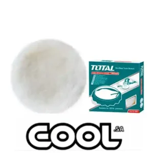 TOTAL TAC721801 Wool Polishing Bonnet 180mm – গাড়ি, ধাতু ও কাঠের জন্য প্রিমিয়াম উল পলিশিং প্যাড