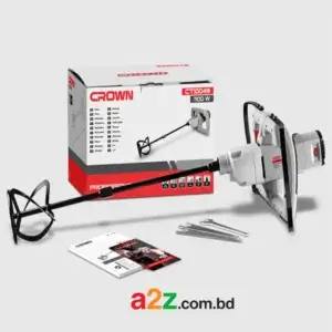 CROWN CT10049 1100W পাওয়ার মিক্সার | 2-স্পিড, M14 হোল্ডার, 120mm প্যাডেল