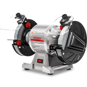 Crown CT13546 250W 150 mm (6″) Bench Grinder – Dual Wheel, 2,840 RPM, Compact Workshop Tool