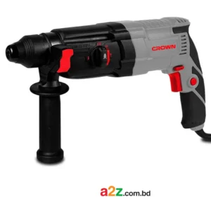 Crown CT18211 800W 3-মোডস SDS-Plus রোটারি হ্যামার | 26মিমি ড্রিলিং সক্ষমতা সহ শক্তিশালী কংক্রিট ড্রিল মেশিন