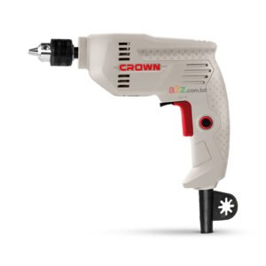 Electric Drill 300W 6.5mm Crown CT10125 Crown variable speed electric drill 300W lightweight drill machine for home use