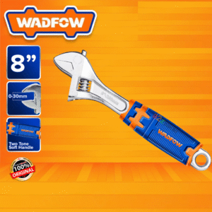 WADFOW WAW2208  8″ Adjustable Wrench – 200 mm Soft Handle