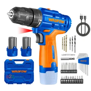 WADFOW WCDS518 12V Cordless Drill – 0.8-10 mm, 20 Nm Torque