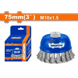 WCE2421 Wire Cup Brush 75mm | M10 Thread | Heavy-Duty Cleaning