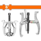 Wadfow Professional Heavy Duty Drop Forged Zinc Plated Three Jaws Bearing and Gear Puller Tool Series All Sizes