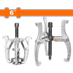 WGP3A06 6" Three Jaws Puller | Drop Forged Zinc Plated Tool