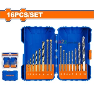 WMJ6516 16-Piece Metal, Masonry & Wood Drill Bit Set