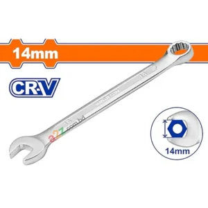 WSA1114 14mm Combination Spanner – Chrome-Plated Cr-V Tool