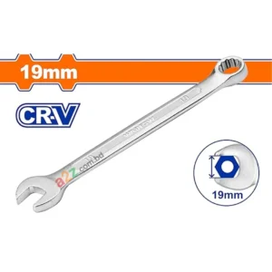 WSA1119 19mm Combination Spanner – Chrome-Plated Cr-V Tool
