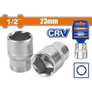 WSC1223 23mm Hexagonal Socket – Heavy Duty Cr-V 1/2″ Tool