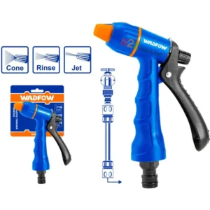 WSN1E03 Heavy-Duty 3-Way Plastic Trigger Nozzle for Gardening