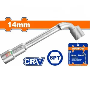 WTH3114 L-Angled Socket Wrench 14mm | Cr-V Chrome-Plated