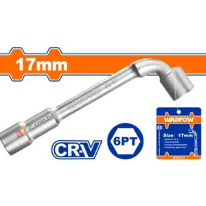 WTH3117 L-Angled Socket Wrench 17mm | Cr-V Chrome-Plated