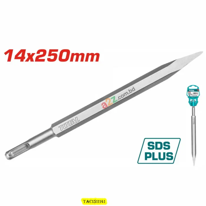 TAC1511141 sds plus chisel 14x250mm pointed