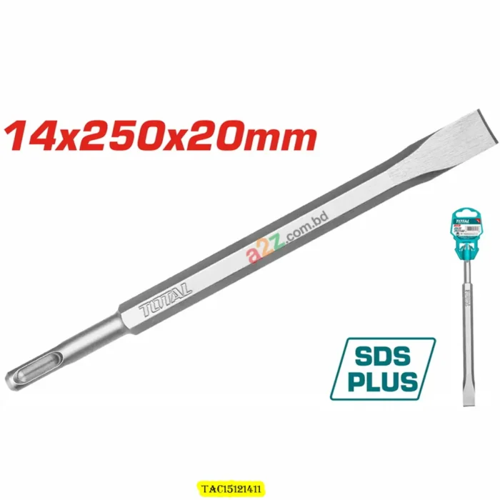 sds plus flat chisel 14x250x20mm