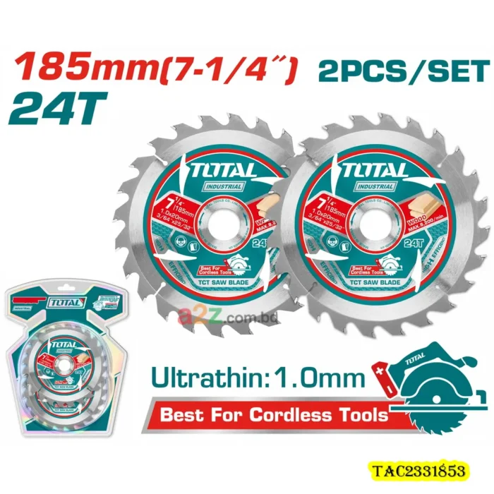Ultra-thin TCT Saw Blade 185mm TAC2331853