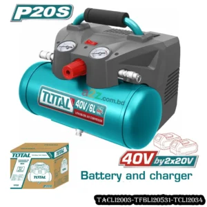 40V Cordless Air Compressor Series | Heavy-Duty Portable Inflator with 6L Tank