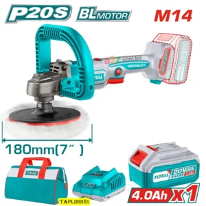 TAPLI 20V Cordless Polisher Series – Brushless Variable Speed Polisher (180mm)