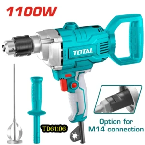 TD61106 Drill & Mixer 1100W – 16mm Capacity, Forward/Reverse