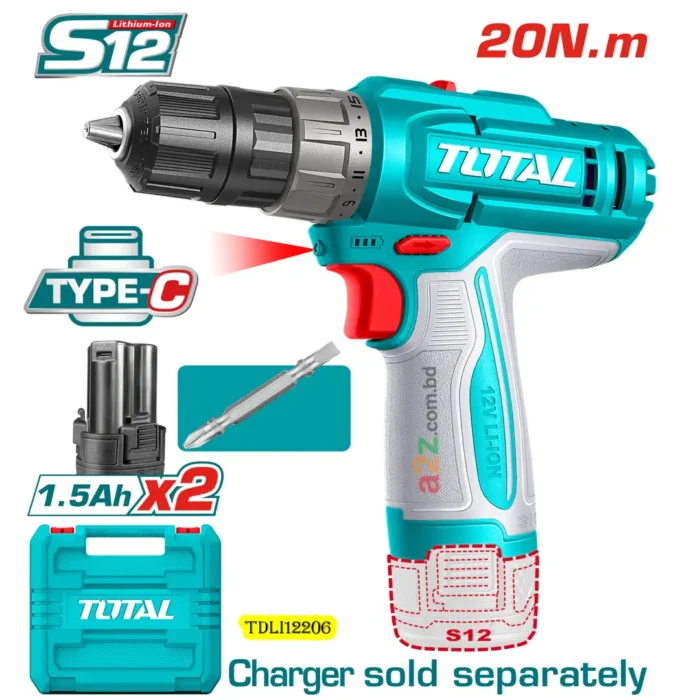 12V cordless drill machine for home repair