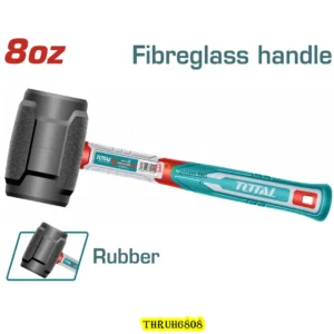 fiberglass rubber hammer 8oz THRUH6808