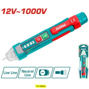 THT100091 AC Voltage Detector 12-1000V – Sound & Light Alarm