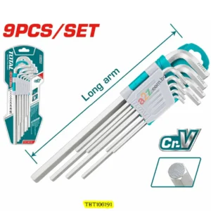 Hex Key & Torx Key Set 9pcs | Long & Extra-Long Arm Cr-V Allen and Torx Wrench Set