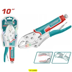 THT191003 10'' Curved Jaw Locking Plier – Heavy-Duty Nickel Plated