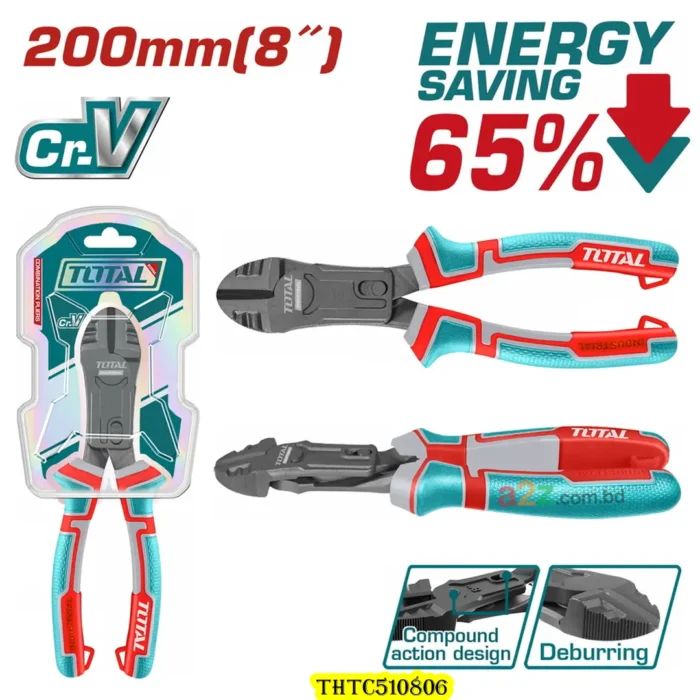 THTC510806 compound action combination pliers 8 inch THTC510806