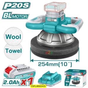 TOPLI202548 Cordless Polisher – 20V Brushless Polishing Machine