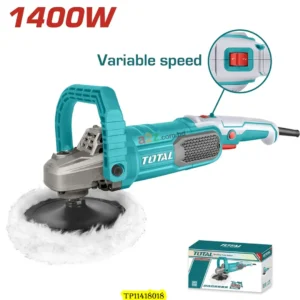 TP Professional Polisher Series – 1400W Corded & Angle Polisher (180mm Pad)