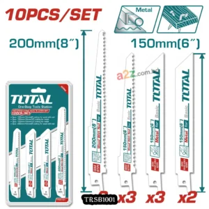 TRSB1001 Reciprocating Saw Blades Set 10pcs | Bi-Metal