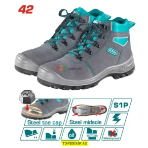 steel toe safety boots size 42