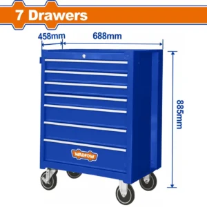 WCS2A07 Heavy-Duty 7 Drawer Steel Roller Cabinet Tool Chest