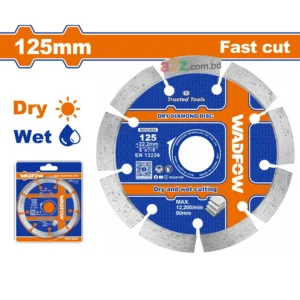 WDC1K03 125mm Dry Diamond Disc – 7.5mm Blade, Durable