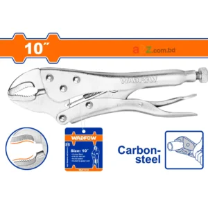 WLP1110 10″ Curved Jaw Locking Plier – Carbon Steel Nickel Plated