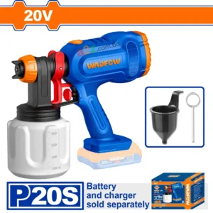 WSU3066 Cordless Spray Gun 20V – 800ml, 0.1-0.2Bar