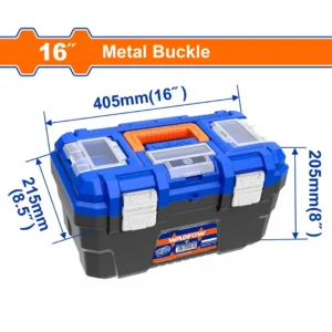 WTB3316 16″ Plastic Tool Box – Durable PP Storage with Metal Lock