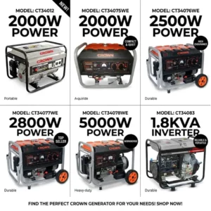 Crown Petrol Generator
