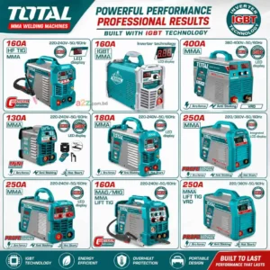 TOTAL Inverter Welding Machine MMA MIG TIG Series Collection
