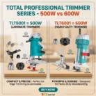 TOTAL Professional Wood Working High Speed Hand Router and Laminate Trimmer Machine Series All Models
