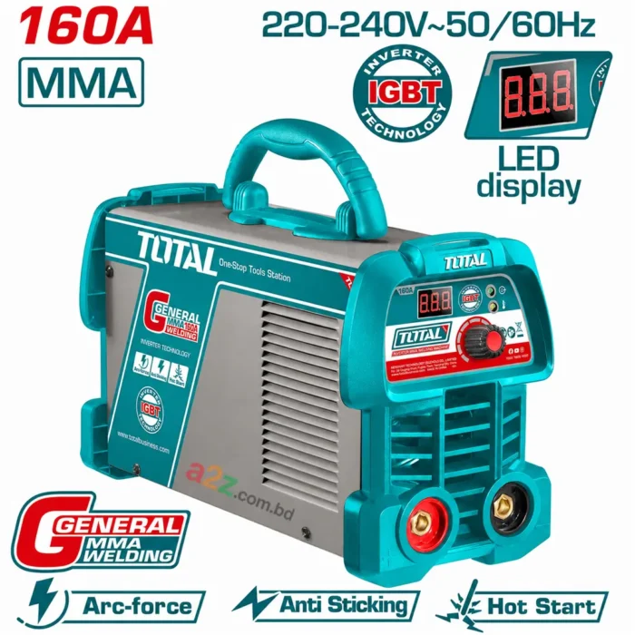 total-tw216059-welding-machine TOTAL TW216059 Inverter MMA Welding Machine 160A