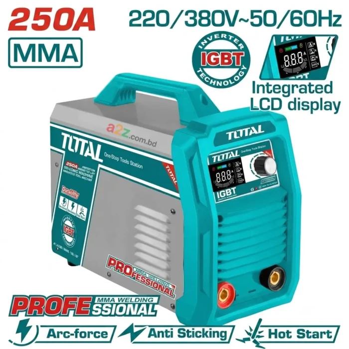 total-tw225029-welding-machine TOTAL TW225029 Inverter MMA Welding Machine Dual Voltage LCD