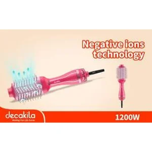 Decakila Hot Air Styler KEHS033R - ionic function সহ 1200W hair styler